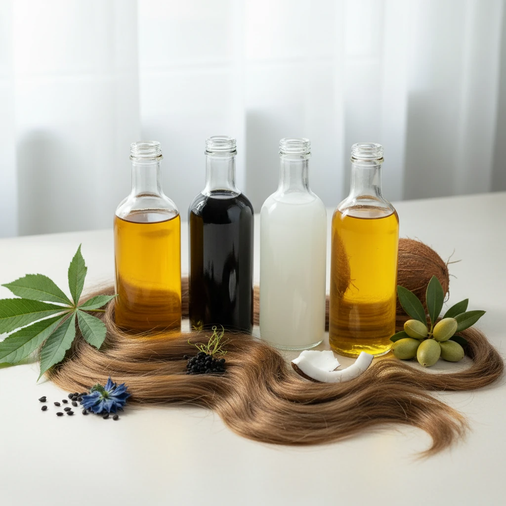 روغن گیاهی برای ریزش مو