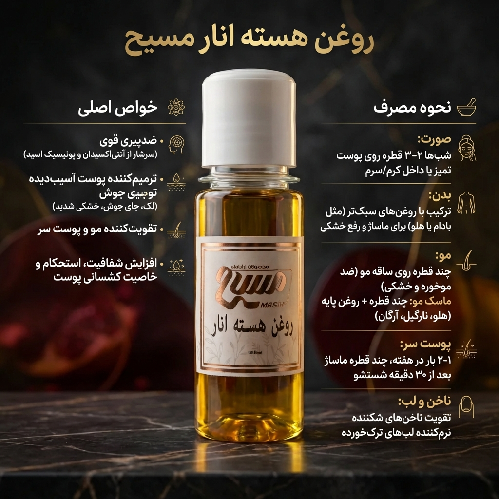 روغن هسته انار