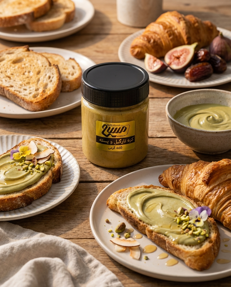 کره پسته نارگیلی